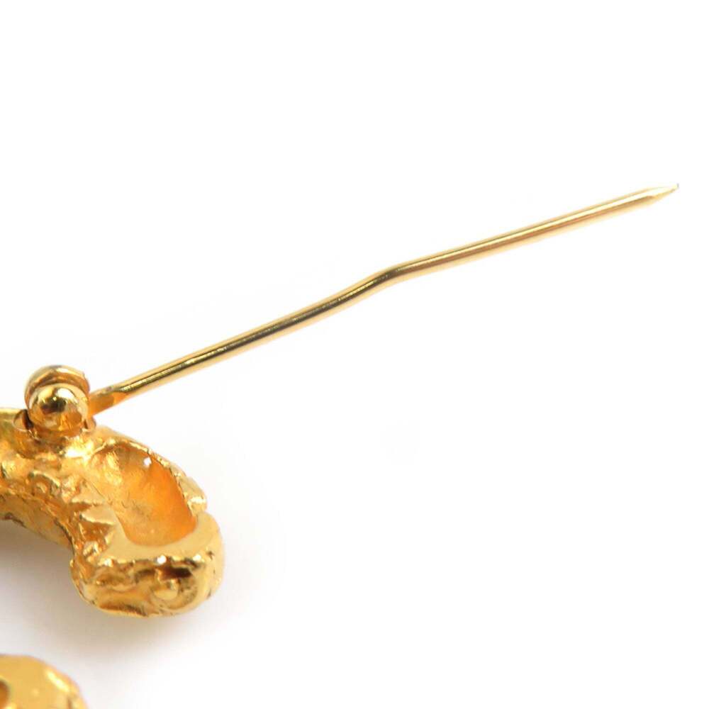 CHANEL Authentic Gold Brooch - Picture 6 of 7